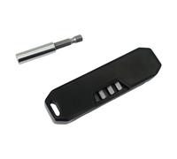 Juego de destornilladores de aleación de aluminio resistente que resalta el plan de contorno delgado mejorado para uso en exteriores y práctico destornillador de organización de herramientas