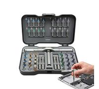 Juego de Destornilladores de Carraca - 50 piezas en 1 Herramienta Manual Magnética con Puntas Múltiples - Juego destornillador trinquete,para Montaje de Muebles, Reparación Electrónica, Reparaciones d