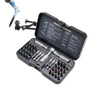 Juego de destornilladores de carraca portátil, kit de cabezas para herramientas domésticas - Destornillador de trinquete magnético para trabajos de madera casa, industria y bricolaje