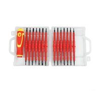 Juego de destornilladores de electricista aislados de 28 pulgadas, 1000 V CA nominal con puntas de acero al cromo vanadio, kit de herramientas de reparación de doble cabezal para trabajos eléctricos