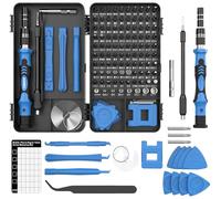 Juego de destornilladores de precisión 122 en 1, juego de destornilladores de precisión con puntas magnéticas, mini destornilladores para reparación de teléfonos móviles, PC, ordenador portátil