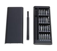Juego de destornilladores de precisión 25 en 1, juego de destornilladores pequeños, kit de herramientas de reparación de destornilladores para timbre, gafas, reparación de relojes