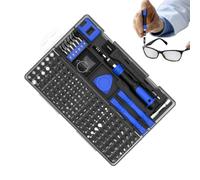 Juego de destornilladores de precisión,Estuche Ergonómico de 160 Piezas,Set de Herramientas para Reparación de Electrodomésticos | Para teléfono, ordenador, portátil, dispositivos electrónicos,