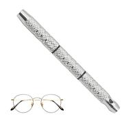 Juego de destornilladores de precisión: herramienta de reloj endurecida, flexible y moleteada, kit de reparación 4 en 1 | Gafas compactas con eficiencia mejorada para el mantenimiento de relojes