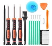 Juego de destornilladores de precisión para iPhone Series y gafas de reloj, Ph000, Y000, Pentalobe P2, Spudger, pinzas, un cepillo de limpieza y una ventosa con dedal de tarjeta SIM, para reparar la