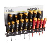 Juego de destornilladores de rack Felo Ergonic XXL de 17 piezas