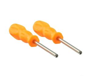 Juego de destornilladores de seguridad Gamebit de 3,8 mm y 4,5 mm para kit de herramientas de reparación N64 NES SFC, naranja, 155 mm (2 piezas/juego)