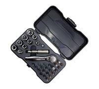 Juego de destornilladores de trinquete - Kit de herramientas magnéticas de múltiples puntas 34 en 1, controlador de reparación portátil conmutable | Juego de destornilladores de precisión para