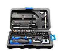 Juego de destornilladores de trinquete magnéticos, 69 en 1, 175 cm, juego de puntas de precisión para instalación de electrodomésticos, instalación sanitaria, montaje de muebles