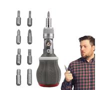 Juego de destornilladores de trinquete profesionales - Kit de reparación electrónica | Kit de destornilladores domésticos portátiles para reparación de teléfonos, cámaras, portátiles, kit de