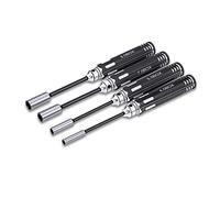 Juego de Destornilladores de Tuerca Hexagonal de 4 Piezas ,Destornilladores de Enchufe de Llave de 4 , 0 MM ,5 , 5 MM ,7 , 0 MM ,8 , 0 MM para Modelos de Coches RC