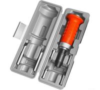 Juego de destornilladores diseñados para quitar tornillos pelados oxidados difíciles compatibles con destornillador de impacto para un rendimiento constante en el sitio (B)