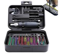 Juego de Destornilladores - Diseño Ergonómico y Antideslizante para Reparaciones,Set con 108 Puntas y Estuche - para Teléfono Portátil Gafas Cámara Electrónica Mecánica Hogar Coche Viaje Diario Artesa