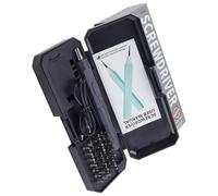 Juego de destornilladores eléctricos con mango ergonómico, 42 accesorios, equipo de reparación del hogar, equipo de reparación de manualidades para operaciones suaves, juego de destornilladores de