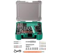 Juego de destornilladores eléctricos eficientes para tareas de reparación, batería de 1500 mAh, fuerza de 5 Nm, juego de puntas multiusos para entusiastas