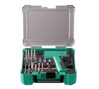 Juego de destornilladores eléctricos eficientes para tareas de reparación, batería de 1500 mAh, fuerza de 5 Nm, juego de puntas multiusos para entusiastas