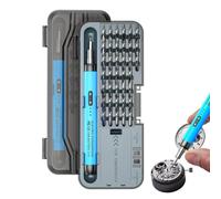 Juego De Destornilladores Eléctricos - Herramienta De Precisión Inalámbrica 46 En 1 Recargable Por USB, Mini Kit De Destornillador Eléctrico | Solución De Reparación Silenciosa Y Duradera Para Computa