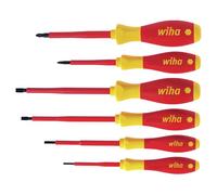 Juego De Destornilladores Eléctricos Wiha SoftFinish® SL/PZ, 6 Piezas WHA25477