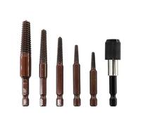 Juego de destornilladores, extractores de tornillos, herramientas de desenroscar a la izquierda, extractor de tornillos, guía roto dañado, juego de herramientas de extracción de tornillos de 3 a 18 mm