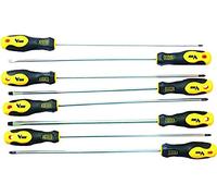 Juego de destornilladores extralargos 8 piezas