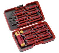 Juego de destornilladores Felo E-Smart VDE ranurados/Phillips/Pozi/Torx 14 pi...