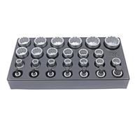 Juego de destornilladores Gedore 26 piezas 1/2 en arte ABS.