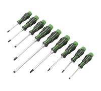 Juego De Destornilladores Hammer-Thru Sealey Hi-Vis Verde 9 Piezas AK4941HV