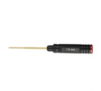 Juego de destornilladores hexagonales de 1,5 a 3,0 mm, kit de herramientas RC de precisión para modelos de helicóptero de coche, puntas de acero (1,5 mm)