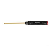 Juego de destornilladores hexagonales de 1,5 a 3,0 mm, kit de herramientas RC de precisión para modelos de helicóptero de coche, puntas de acero (3 mm)