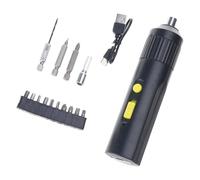 Juego de destornilladores inalámbricos con varilla de extensión y batería recargable para proyectos de bricolaje y electrónica, destornillador eléctrico inalámbrico recargable