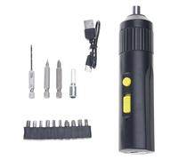 Juego de destornilladores inalámbricos con varilla de extensión y batería recargable para proyectos de bricolaje y electrónica, destornillador eléctrico inalámbrico recargable