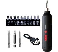 Juego de destornilladores inalámbricos con varilla de extensión y batería recargable para proyectos de bricolaje y electrónica