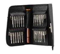 Juego de destornilladores magnéticos 25 en 1 para dispositivos pequeños, kit de herramientas multibit con T2-T10 para Torx Hex Y para puntas de cabeza plana de tres alas, para computadora, laptop