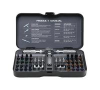 Juego de destornilladores magnéticos - 40 1 controlador de trinquete multibits para proyectos domésticos, reparación electrónica con función de precisión, kit de herramientas para Watch Bike