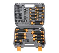 Juego de destornilladores magnéticos con estuche, 59 piezas, preciso | Juego de puntas de destornillador para reparación de relojes, gafas, bicicletas, ordenadores, muebles, hogar, garajes