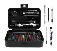 Juego De Destornilladores Para Electrónica - 132 Piezas Destornillador Magnético Compacto - Herramienta Multifunción Accesorios de Reparación para Pequeños Electrodomésticos