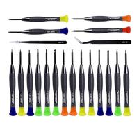 Juego de destornilladores para reparación de portátiles telefónicos, fácil identificación, agarre magnético antideslizante