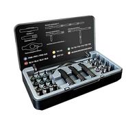 Juego de destornilladores profesionales de trinquete 24 en 1, punta de acero, mango ergonómico, reparación del hogar para dispositivos electrónicos