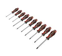 Juego De Destornilladores Sealey 10 Piezas TRX-STAR GripMAX® - Rojo AK4324