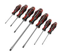 Juego De Destornilladores Sealey 7 Piezas GripMAX® - Rojo AK4321