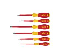 Wiha Juego de destornilladores SoftFinish® electric 320NK6, 6 piezas (Schlitz/PH)