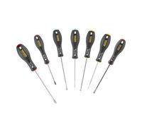 Stanley - FatMax Destornilladores - Juego 7 Piezas Plana ozidrivee hillips 0-65-438, Set, Más Colores