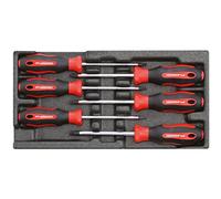 Juego de destornilladores TX, en módulo CT 2/6, 6 piezas