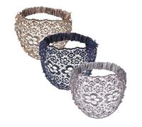 Juego de diademas bohemias y elegantes de cristal y perlas para mujer, elegantes diademas anchas con cuentas florales, accesorios para el cabello de encaje adornados, banda de pelo de boda hecha a