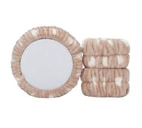 Juego de diademas for el cabello de 3 piezas for lavado de cara y desmaquillado: incluye 1 diadema y 2 pulseras for viajes y uso diario(Color D)
