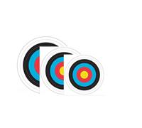 Juego de dianas de tiro con arco - 3 tamaños (80, 60, 40) cada uno incluye 4 clavos ASES - Resistente a la intemperie y duradero