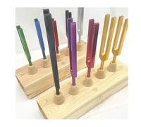 Juego de diapasón aleación aluminio, colores con sonido, instrumentos musicales percusión para la sanación de los chakras, terapia de sonido