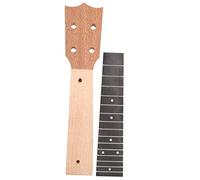 Juego de Diapasón Palisandro Y Cuello de Ukelele para Piezas de Diapasón Cuello Ukelele de 21 A 23 Pulgadas, Bricolaje para Instrumentos Musicales de Ukelele(21 pulgadas)