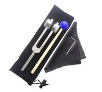 Juego de diapasón plateado, sonido, instrumento Musical, instrumentos efectos percusión para la sanación de los chakras, terapia de sonido(1pcs 272.20 HZ)