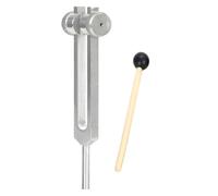 Juego de diapasones for sanación, diapasones for sanación, instrumento de sanación sonora de 32 Hz/64 Hz/128 Hz, con activador tipo disco de hockey, for terapia de sonido(128HZ)